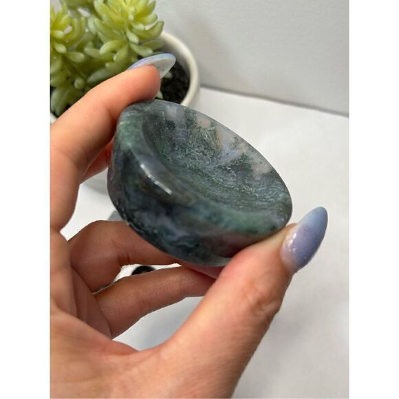 ✨Moss Agate Bowl - Picture 5 of 7